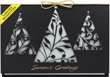 Freshly Cut Trees Laser Cut Christmas Cards